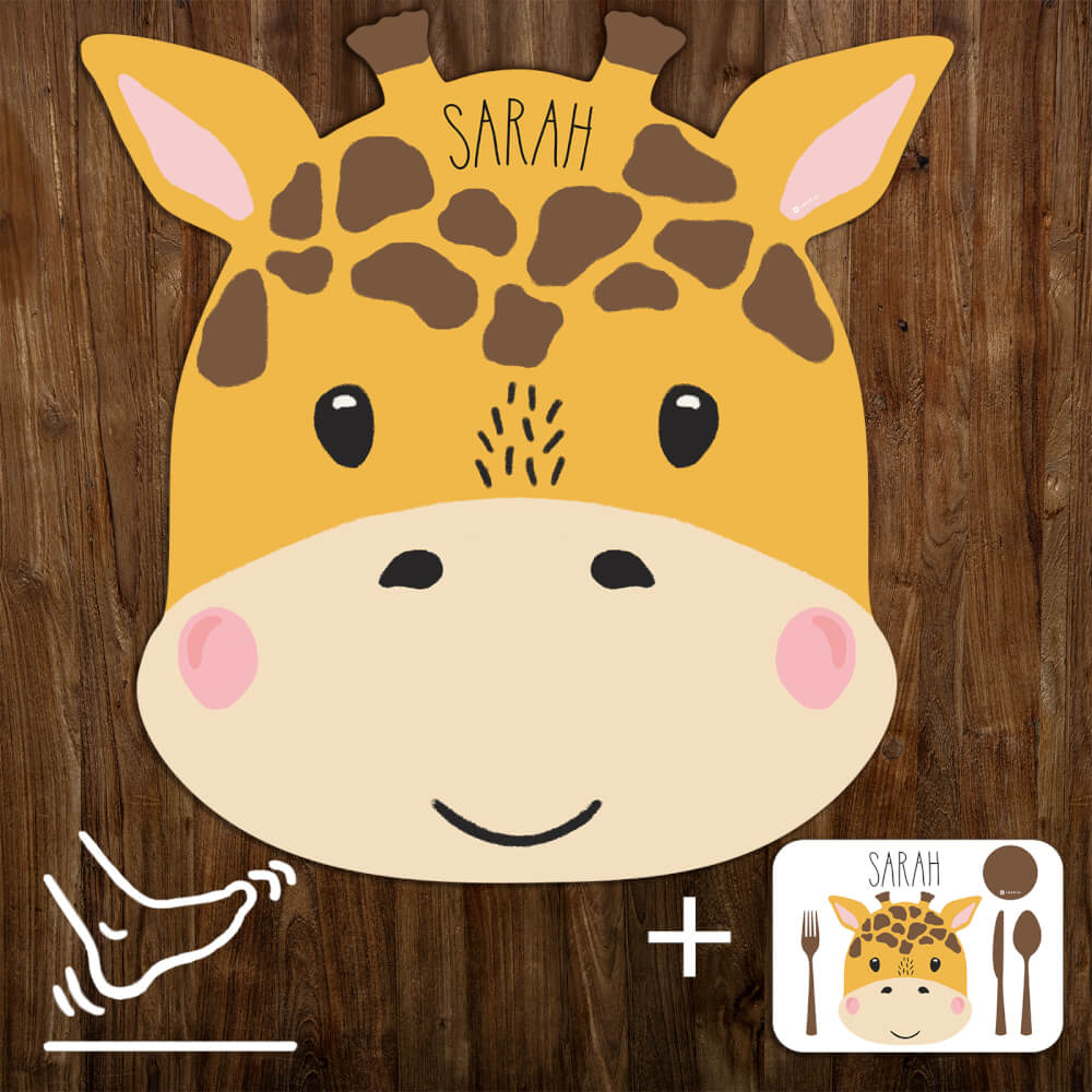 Bērnu paklājs — žirafe